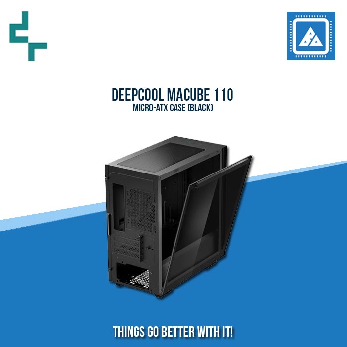 DEEPCOOL MACUBE 110 MICRO-ATX CASE (BLACK) DEEPCOOL MACUBE 110 MICRO-ATX CASE (BLACK)